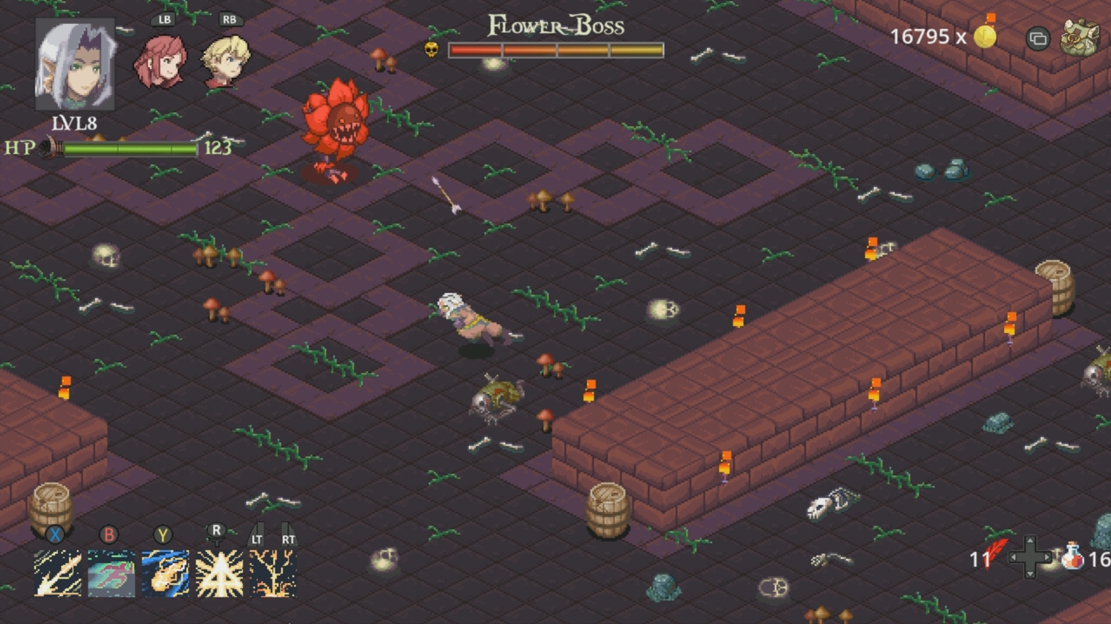Dragonic Game Gameplay Screenshot Dark Sunset Forest